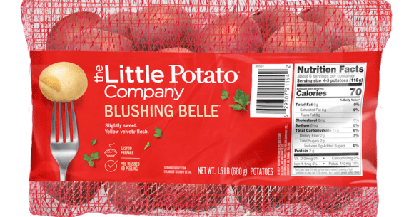 Little Potatoes in a mesh bag.